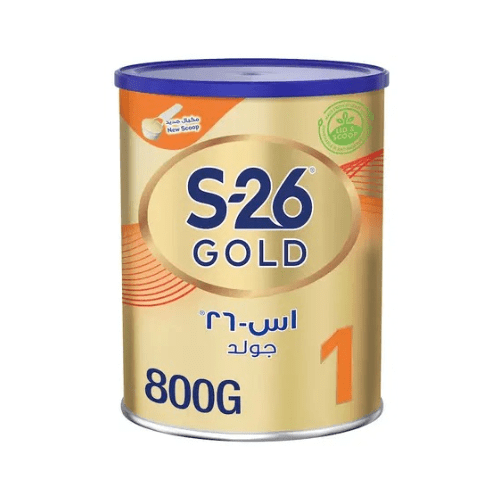 إس 26 حليب أطفال جولد المرحله (1) 800 جم