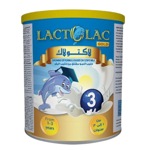 لاكتولاك جولد رقم 3 حليب أطفال - 1200 جم