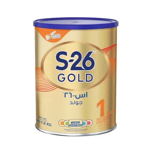 إس 26 حليب أطفال جولد المرحله (1) 1800 جم