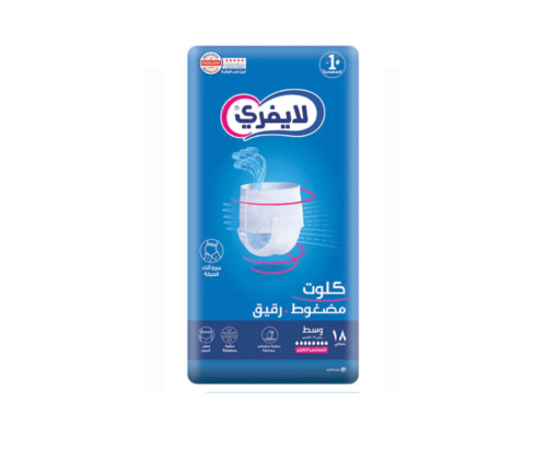 حفائض لايفري كلوت وسط لكبار السن 18 قطعة