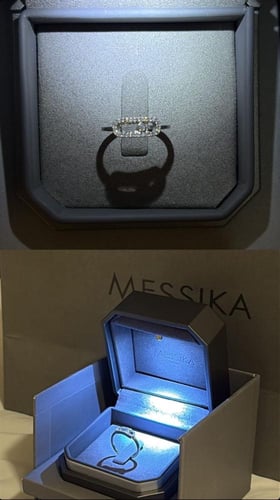 خاتم ميسيكا فضي نسائي