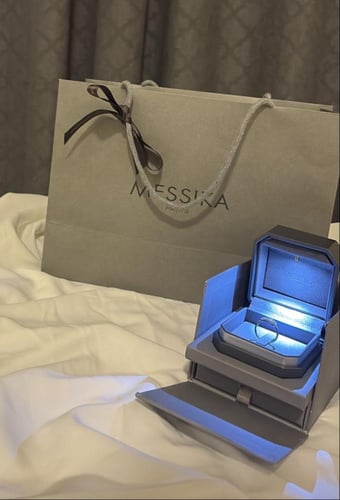 خاتم ميسيكا فضي نسائي