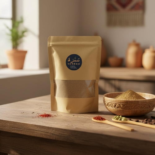 قهوة بالهيل والزعفران