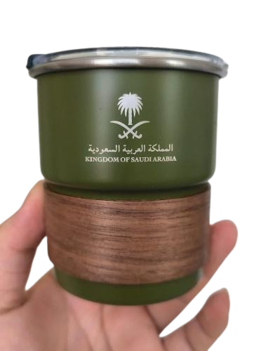 كوب بشعار المملكة العربية السعودية