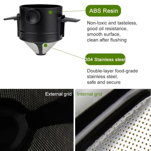 قمع قهوه من الفولاذ