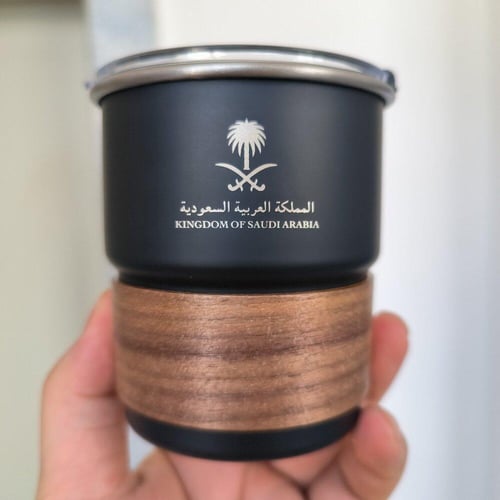 كوب بشعار المملكة العربية السعودية