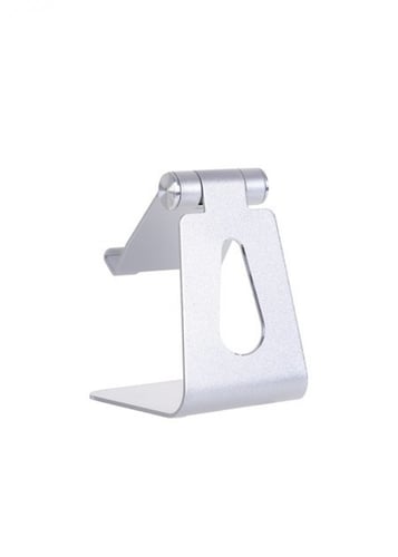 حامل جوال مكتبي - فضي