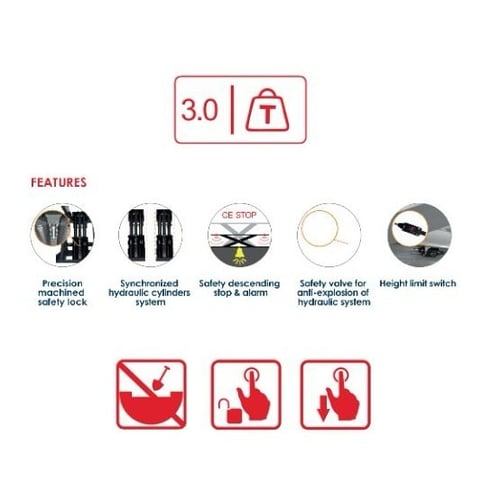 رافعة مقص صيني 3 طن APT PL-Z30