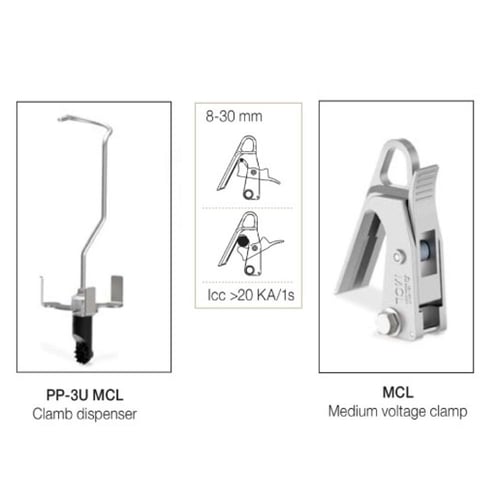 طقم تأريض 36KV اسباني PATL-MCL-3/5035 Sofamel