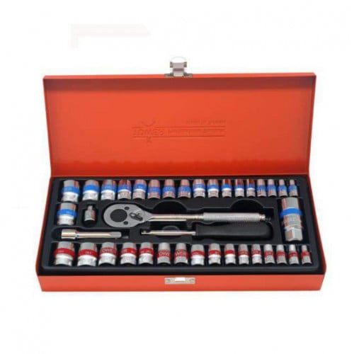 طقم حبوب ( 1/4 بوصة + 3/8 بوصة ) 40 قطعة تايواني