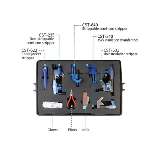 طقم قشارات اسلاك FL-135 35KV iTools