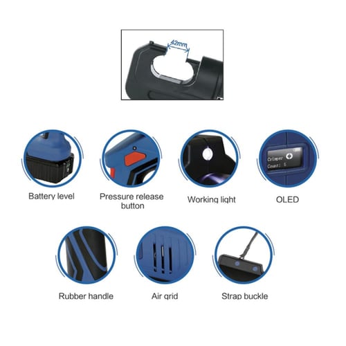 مكبس كيبل بطارية 18 فولت ( 50-400 ) ECT-12042 ITOO...