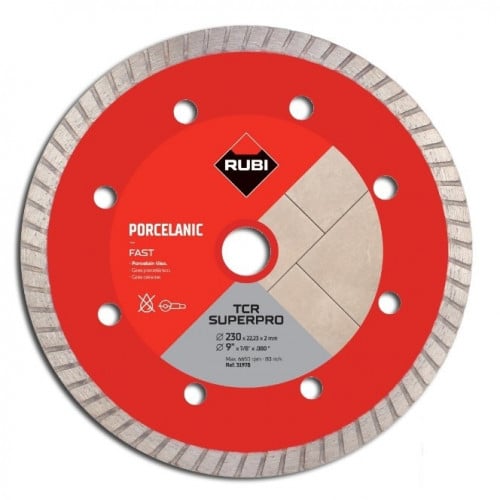 ديسك قص ألماس صيني أحمر RUBI TCR SUPERPRO