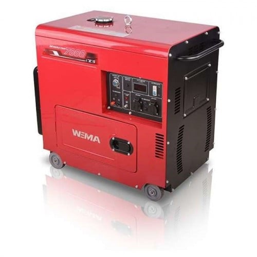 مولدة كهرباء ديزل كاتم صوت مرش 5.5KW - WM6000CES ص...