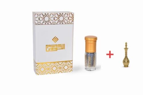 كحل الاثمد ( الأصفهاني ) الأسود ربع تولة + مكحلة ن...