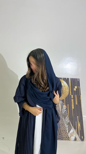 A1 عباية كحلية قصة كلوش