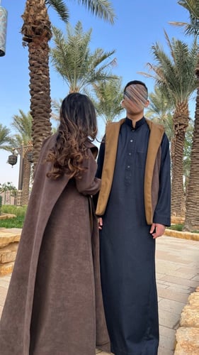 matchy 2 - سديرية جوخ وجهين بني وجملي / عباية جوخ