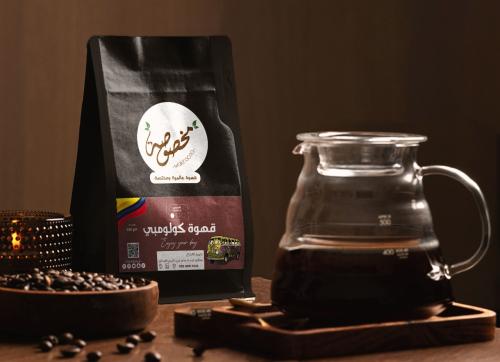 قهوة محموصة حب كولمبية 1000g