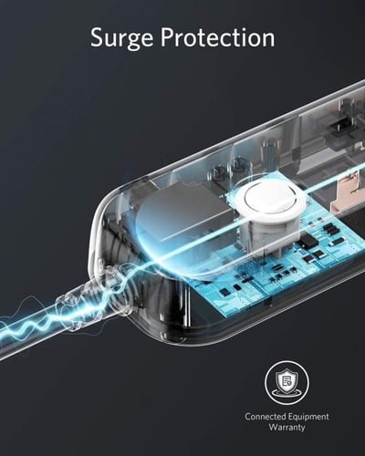 توصيلة انكر -PowerExtend مع 4 منافذ طاقة و2 منافذ...