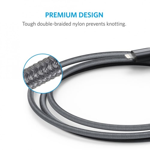 Anker PowerLine سلك شاحن ايفون انكر باور لاين بلص...