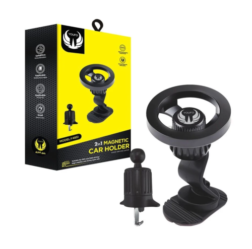 حامل جوّال مغناطيسي يدعم ماج سيف من يوفو 2IN1 Y485...