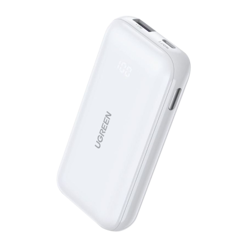 شاحن متنقل يوجرين بمنفذ PD وبمنفذ USB وبسعة 10000...