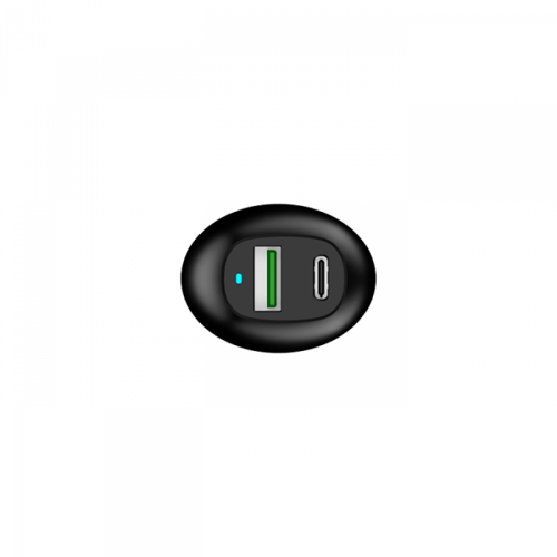 شاحن سيارة ليفوري 45 واط منفذ PD و منفذ USB - أسود