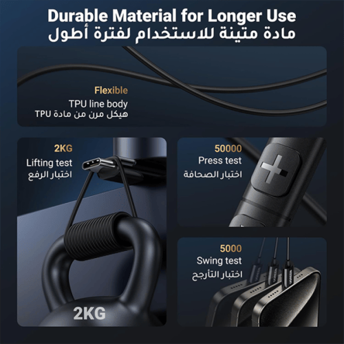 يوجرين - سماعة أذن سلكية بوصلة USB-C - أسود