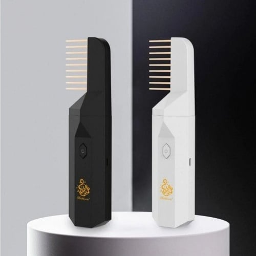 مبخرة الشعر الالكترونية الإصدار الجديد مع راس مشط...
