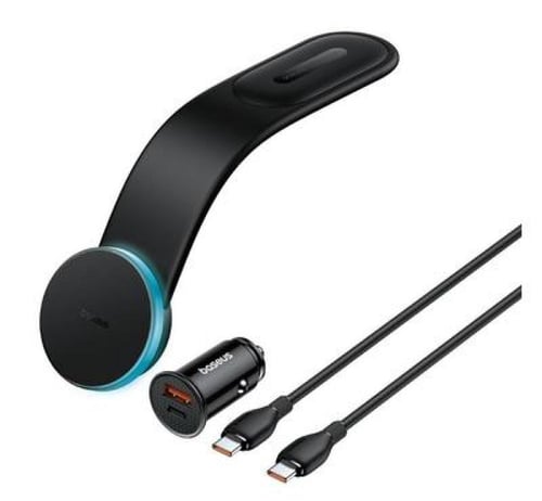 عرض-حامل شاحن جوال بيسوس مع منظم اغراض وفواحة عطري...