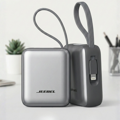 جيبل - باور بانك 10000mAh شحن سريع 22.5W مدمج مع ك...