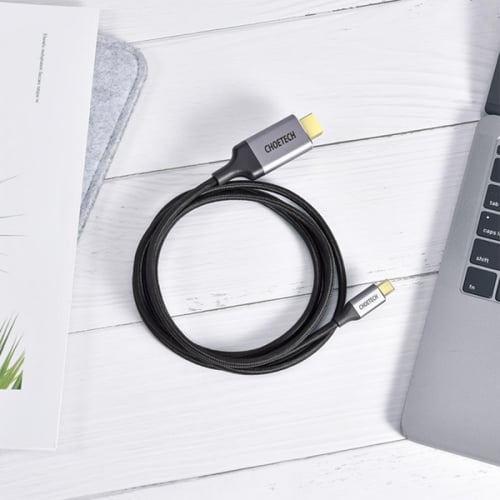 سلك تشويتيك قماشي من USB-C الى HDMI بطول 2م وبدقة...