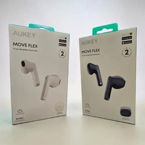 أوكي ايربودز Aukey Move Vibe EP-M4 WH تقنية ENC