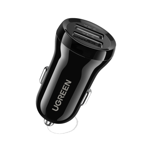 شاحن سيارة يوجرين بمنفذين USB وبمجموع القوة 24 واط...