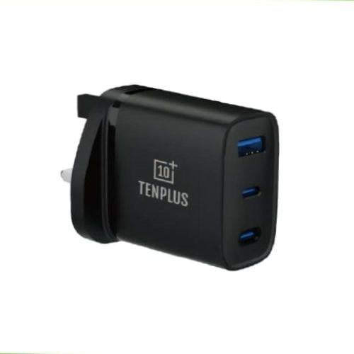 تن بلس -فيش شاحن جداري 2 منفد تايب سي1 منفد USB بق...