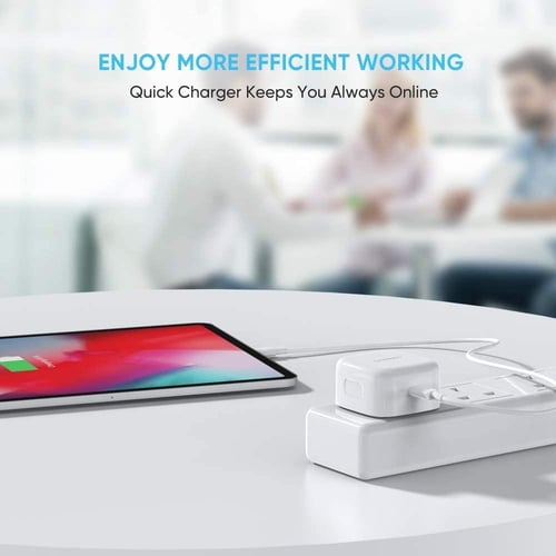 يوجرين فيش شاحن PD قوة 20 واط مع كيبل ايفون تايب س...