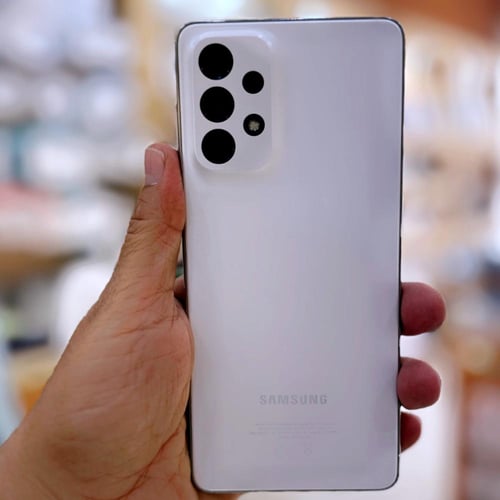 سامسونج A73 مستعمل - اللون ابيض ذاكرة 128 جيجابايت...