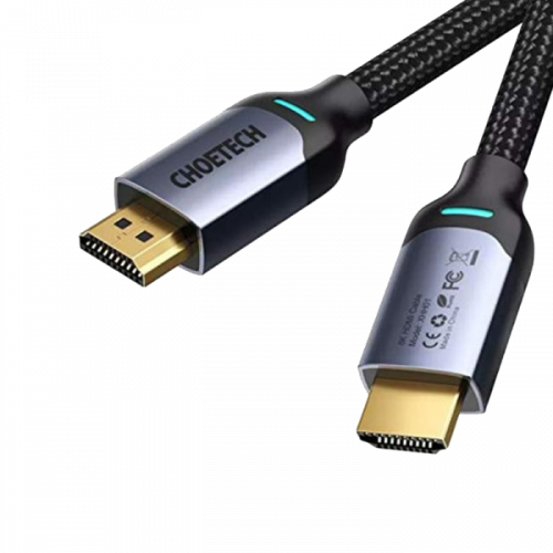 سلك تشويتيك قماشي مظفر من HDMI الى HDMI بقوة 8K وب...