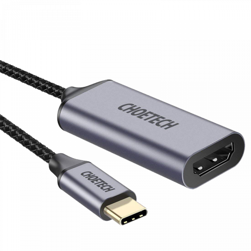 وصلة تشويتيك محول من Type-C إلى HDMI - رمادي