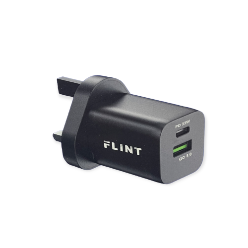 فيش شاحن جداري فيلنت منفذين شحن سريع بقوة 33 واط -...