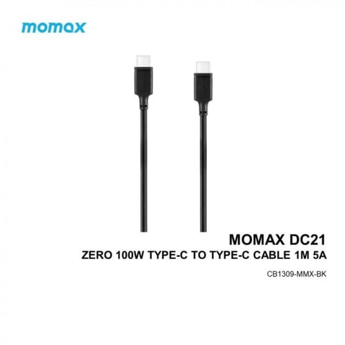 سلك شاحن موماكس زيرو من USB-C إلى USB-C بقوة 100 و...