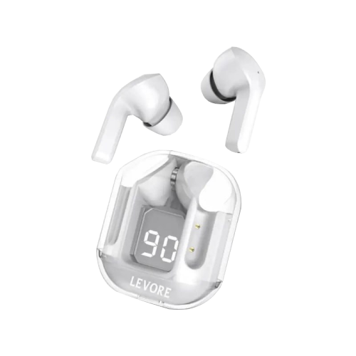 ليفوري سماعة أذن ايربودز كريستال S1 استريو مع شاشة...