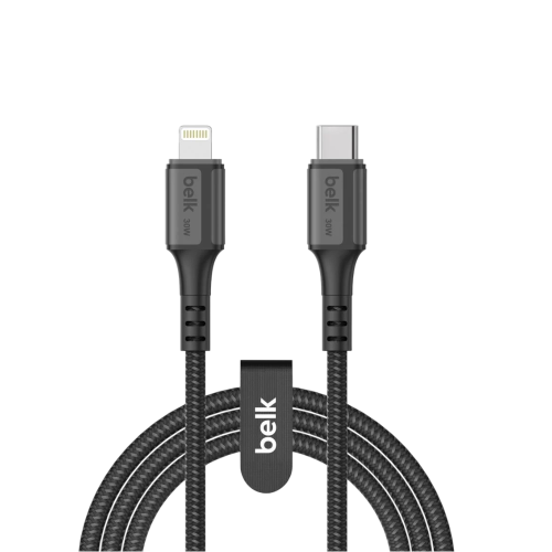 بيلك - شاحن ايفون تايب سي 3 متر يدعم الشحن السريع...