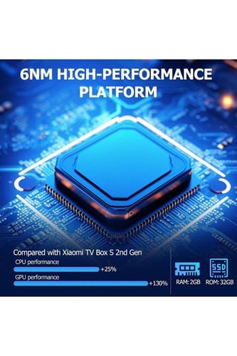 جهاز شاومي تي في بوكس TV Box S الجيل الثالث - 4K U...
