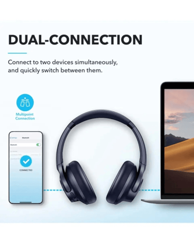 انكر سماعات رأس ساوند كور لايف Q20i بخاصية الغاء ا...