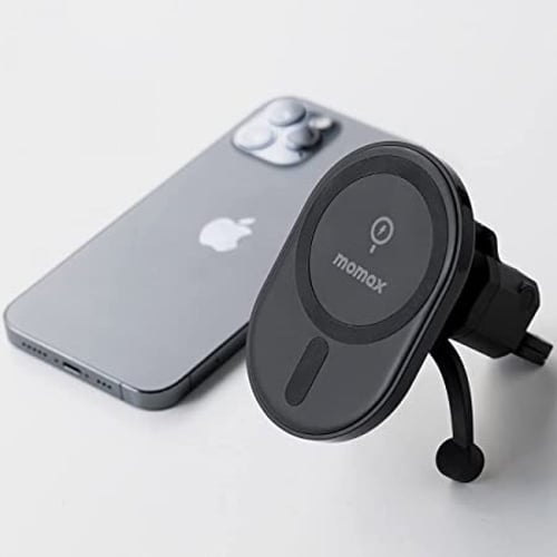 شاحن قاعدة سيارة ماق سيف موماكس 15 واط -أسود