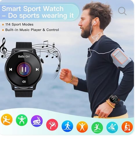 اوكي - ساعة ذكية 2 برو تدعم الاشعارات والمكالمات S...