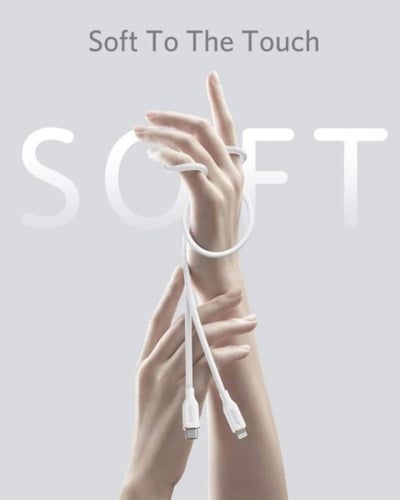 انكر فلو سلك شاحن ايفون تايب سي اصدار جديد معتمد م...