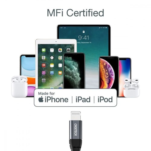 سلك شاحن تشويتيك USB-C الى آيفون Mfi وبطول 1.2م مق...