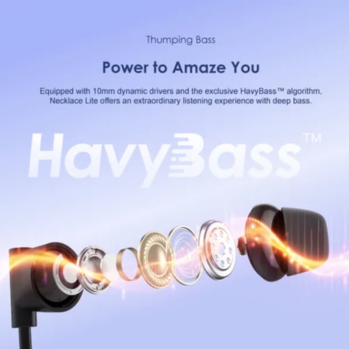 سماعة أذن أورايمو لاسلكية على الرقبة بخاصية الاهتز...